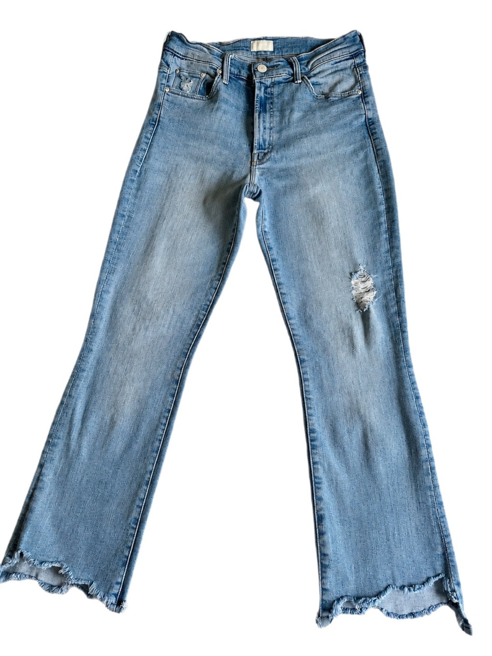 Light Wash Distressed Women’s Jeans